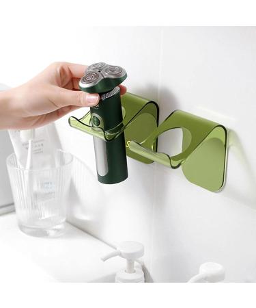 Light Luxury No-Punch Razor Hanger - Self-Adhesive Wall Hook for Shaving Storage - Brown - Buy Online on GoSupps.com