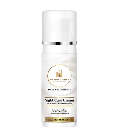 Dead Sea Minerals Night Face Moisturizer and Care Cream 1.69 oz