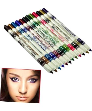  Beatifufu Set of 3 Eyeliner Pencils 12 Lip Pencils 12 Eyebrow Pencils 12 Eyeshadow Pencils for Party - Buy Online on GoSupps.com