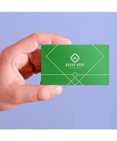 Green Metal Business Cards Laser Engraving Blanks 60 PCS Sublimation Metal Cards Aluminum Blanks for Engraving  DIY  Gift Cards  Office Name Cards (3.38'' x 2.12'' x 0.007'') - Buy Online on GoSupps.com