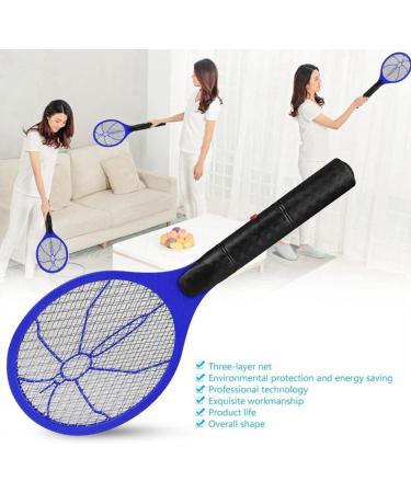 Cordless Battery Power Electric Fly Mosquito Swatter Bug Zapper Racket Insects Killer Red - Buy Online on GoSupps.com