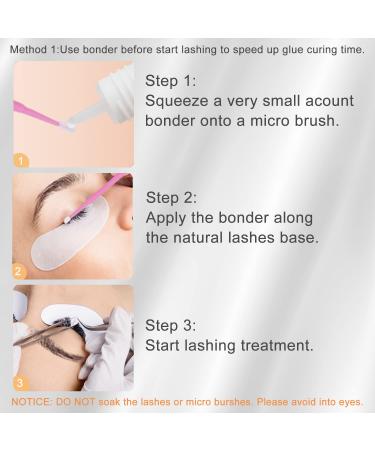 EMEDA Lash Bonder Sealant: Accelerate Glue Drying Time and Lock in Fumes (15ml) - Eyelash Extensions Adhesive - Buy Online on GoSupps.com
