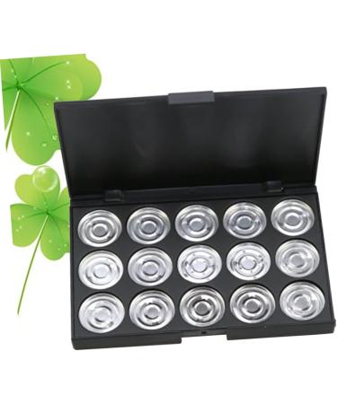 MUSISALY 3pcs 15 Empty Eyeshadow Palette Travel Cosmetic Case Empty Eyeshadow Case Empty Cosmetic Silver - Buy Online on GoSupps.com