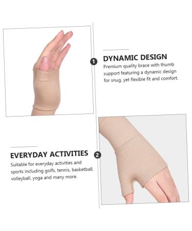 3 Pairs Compression Wrist Brace Gloves for Carpal Tunnel | Athletic Support & Wrist Guard - Durable Nylon 80 - Buy Online on GoSupps.com
