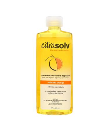 Citra Solv Cleaning Valencia Orange 8 fl. oz. Citra Solv Concentrate Natural Cleaner & Degrease - Buy Online on GoSupps.com