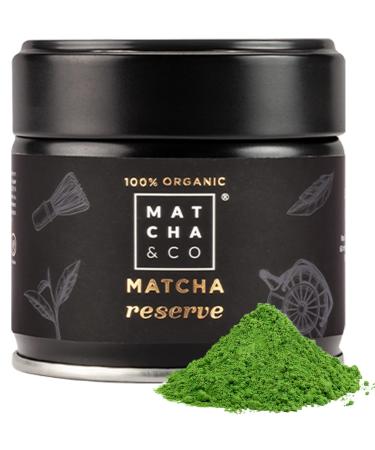 100% Organic Matcha Reserve Tea 30g Ceremonial Reserve . Organic green tea powder from Japan. Grade C matcha tea