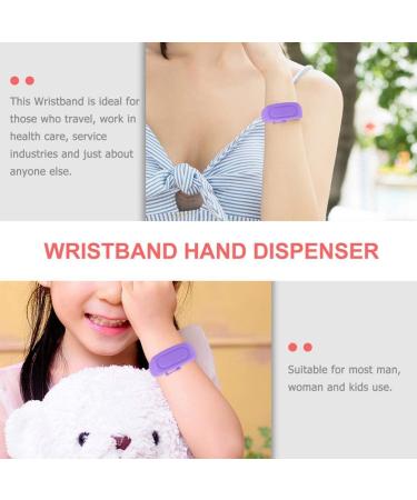 Healifty 5 Sets Silicone Hand Wash Wristband with Squeeze Bottles - Portable & Refillable for Outdoor Winter Travel - Buy Online on GoSupps.com