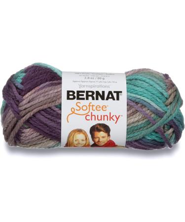Bernat Softee Chunky Shadow Yarn 3-Pack - 80g/2.8oz Acrylic - 6 Super Bulky - 77 Yards - Knitting Crochet Set - Buy Online on GoSupps.com