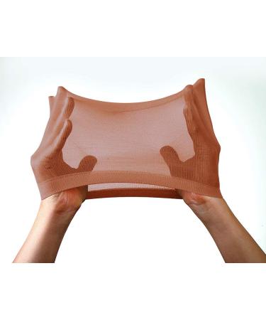 Red by Kiss Stocking Wig Cap 5 PCS + Lace Wig Powder Tinted Medium Brown - Buy Online on GoSupps.com