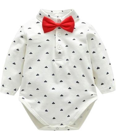 Famuka Baby Boy 3 Piece Formal Suit with Bows Waistcoat - Grey, 6 Months - Buy Online on GoSupps.com