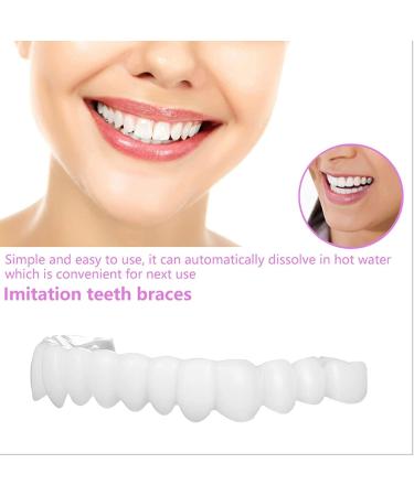 Denture Teeth Snap On Veneers for Men and Women - Temporary Fake Teeth for Confident Smile (2 Pcs) - Buy Online on GoSupps.com