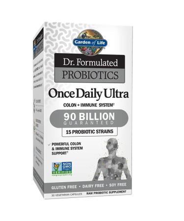 Garden of Life Dr. Formulated Probiotics Once Daily Ultra 90 Billion 30 Vegetarian Capsules (Ice)