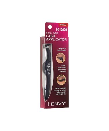 iEnvy by Kiss Easy Grip Strip Lash Applicator Tweezer Black | KPA02 - Buy Online on GoSupps.com