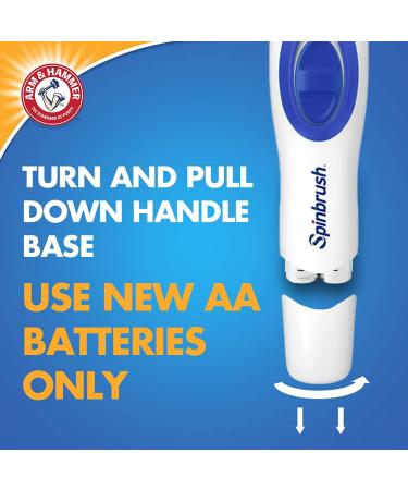 Buy Arm & Hammer Spinbrush Battery Powered Toothbrush - Truly Radiant Soft Bristles - 2 Pack - International Shipping Available - Buy Online on GoSupps.com