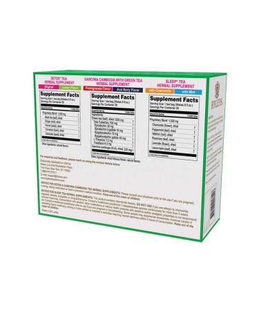 HYLEYS Tea 9-Pack Wellness 28-Day Detox Kit - 84 Tea Bags | GMO-Free, Gluten-Free, Dairy-Free, Sugar-Free, 100% Natural - Buy Online on GoSupps.com
