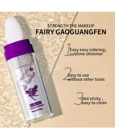Shimmer Highlighter Powder Stick | Body Glitter Contour Blush Makeup | Face, Body, Lips, Eyes | 01 02 03 - Buy Online on GoSupps.com