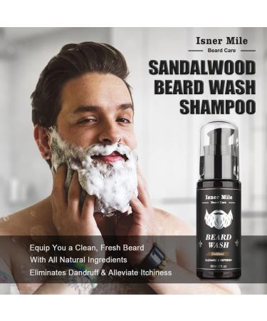 Isner Mile Beard Kit for Men - Grooming & Trimming Set with Shampoo, Oil, Balm & Accessories - Perfect Gift for Him - Buy Online on GoSupps.com