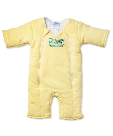 Baby Merlin's Magic Sleepsuit - 100% Cotton Baby Transition Swaddle - Baby Sleep Suit - Yellow - 6-9 Months 6-9 Months Yellow