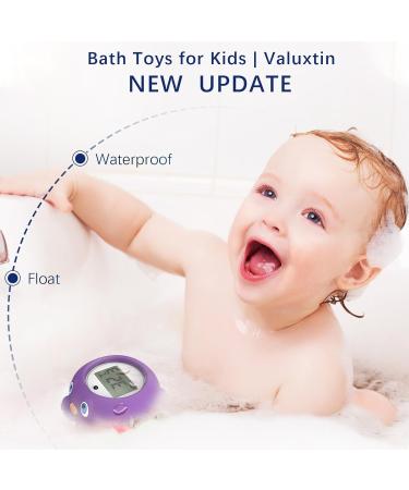 Valuxtin Digital Baby Bath Thermometer - Waterproof Floating Octopus-purple Design with LCD Display for Toddler Bath Play and Baby Room | 2 Second Readings - Buy Online on GoSupps.com