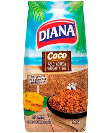 Arroz de Coco Diana (3 Pack) coconut rice flavored rice no artificial flavors or colors colombian food - Buy Online on GoSupps.com