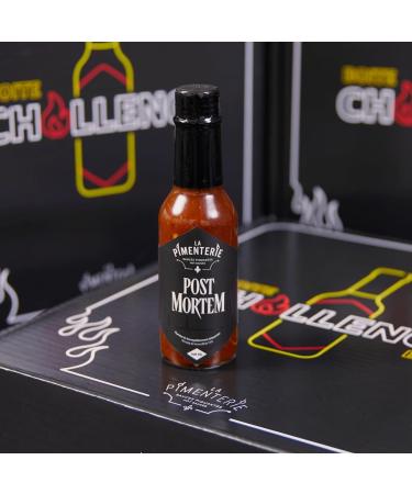 La Pimenterie Hot Sauce - Post Mortem (Smoked hot peppers & Chipotle) 148ml - Buy Online on GoSupps.com