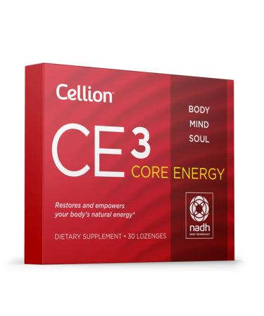 CE3 Core Energy NADH Supplement more Effective than other Supplements | Best for Energy Production Metabolism Antiaging Cellular ATP Development Performance | Vegan 30 Count 20mg Lozenges 30 Count (Pack of 1)