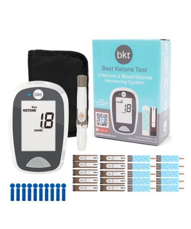 BEST KETONE TEST  |  Dual Blood Ketone and Blood Glucose Test Meter (TD-4279)  |  Complete Value Kit