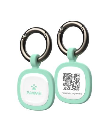 Pawaii dog brand personalized dog brands and cat brands QR code Address pendant for dogs Dog day with dogs online profile noiseless and wear -resistant silicone dog day light green grass green