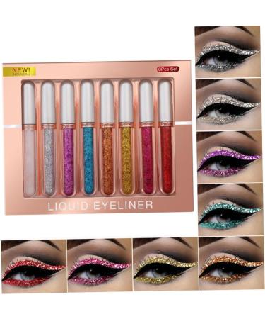 8 Colors Liquid Eyeliner Colourful Waterproof Eyeliner Cosplay Matte Eyeliner Set 2.5mL Style 3. - Buy Online on GoSupps.com
