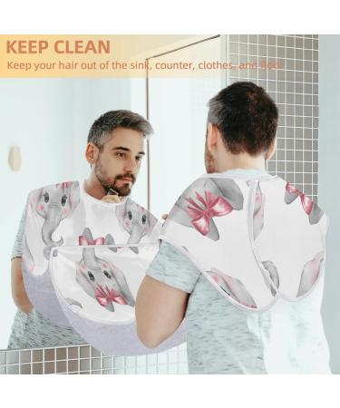 Funny Elephants Beard Bib Apron | Waterproof Grooming Hair Catcher for Men | Ideal Shaving & Trimming Gift - Buy Online on GoSupps.com