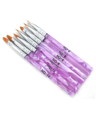 Mwoot 14 PCS Nail Brush Set - UV Gel & Acrylic Nail Art Brushes for Professional Results - Buy Online on GoSupps.com