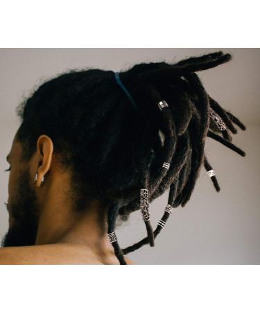Dreadlocks Accessories Hair Jewelry - Pack of 12 Metal Dreadlocks Beads and Rings for DIY Hair Decor - Buy Online on GoSupps.com