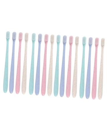 Partykindom 4 boxes 8 pieces toothbrush teeth wash brush handle camping travel brush for dental care pick or
