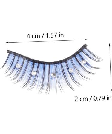 FRCOLOR Diamond Lashes 10 Pairs Lashes Natural False Reusable Soft Light Fake Lash Artificial Fiber Eyelash Diamond False Eyelashes - Buy Online on GoSupps.com