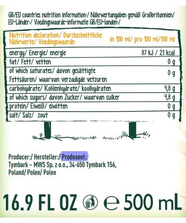 Tymbark Apple Watermelon Multifruit Flavor Drink | Less Sugar | Fruit Drink | No Preservatives | 6 x 500 ml | mango juice - Buy Online on GoSupps.com