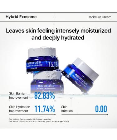 Parnell Squalane 15.13 Mineral Water Moisture Cream K-Beauty Deep Hydrating Face Moisturizer for Dry Sensitive Skin (1.69 fl. oz / 50ml) - Buy Online on GoSupps.com