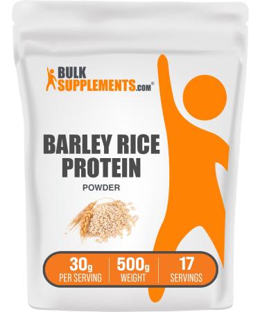 BulkSupplements.com Barley Rice Protein Powder - Vegan Protein Powder Unflavored Protein Powder - Dairy Free Protein Source 30g per Serving 500g (1.1 lbs) (Pack of 1) Coffee 16 Servings (Pack of 1)