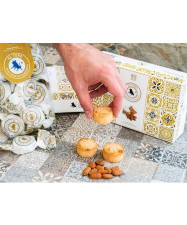 El Toro - Case of 350 g of Polvorones el Toro almonds - Valladolid (Tordesillas) - Made with almonds - Handmade product - Christmas sweets - traditional recipe Pink - Buy Online on GoSupps.com