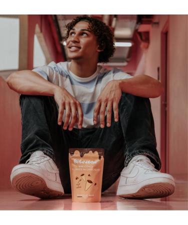 BITECONE - Dark Chocolate | Fine Ice Cream Cone | Mini Filled Cones | Pack of 5 Bags | 100% French Brand | Made in Brittany | Snacks with Sustainable Cocoa | Palm Oil Free | 500g - Buy Online on GoSupps.com