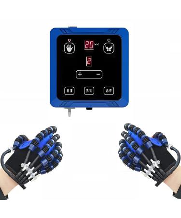 1 Pair Hand Function Rehabilitation Robot Gloves Hemiplegia Stroke Arthritis Hand Finger Robot Rehab Gloves for Hand Dysfunction Patients(Size:S Code Color:Both) S code both
