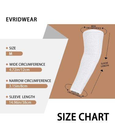 Evridwear Eczema Arm/Leg Sleeves 5 Pairs - Pure Cotton, Prevent Scratching/Rubbing, Skin Diseases, Diabetes - Children/Adults, Size M - Buy Online on GoSupps.com