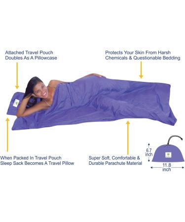 Hammock Bliss Sleep Sack - Camping Sleeping Sheet in Dream in Bliss Purple - Buy Online on GoSupps.com