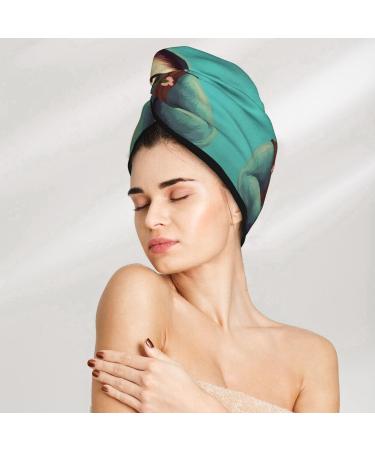 Super Absorbent Slothful Student Hair Cap for Long Thick Hair - Quick Dry Elastic Wrap for Girls & Women - Buy Online on GoSupps.com