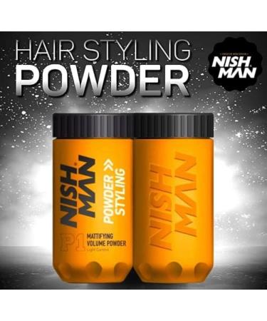 Nishman 2 Pack Mattifying Volume Wax Powder - Professional Hair Styling Product - Buy Online on GoSupps.com
