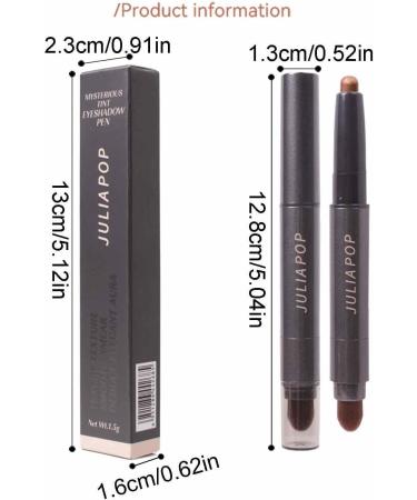 Eye Shadow Stick Glitter Eye Pencil Shimmer Cream Eye Shadow Pencil Eye Crayon Shadow Matte Eyeshadow Stick Eye Brightener Stick Highlighter Makeup Matte Shimmer Eye Brightener Stick 07#bronze - Buy Online on GoSupps.com