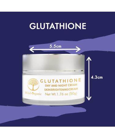 Glutathione Day & Night Cream for Radiant Skin | Anti-Wrinkle Glow & Softness - 50gm | Men & Women - Buy Online on GoSupps.com