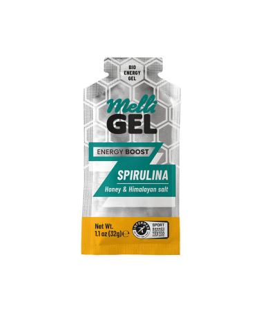 MELLIGEL Spirulina Gel Sport Organic Honey 32g Box of 12