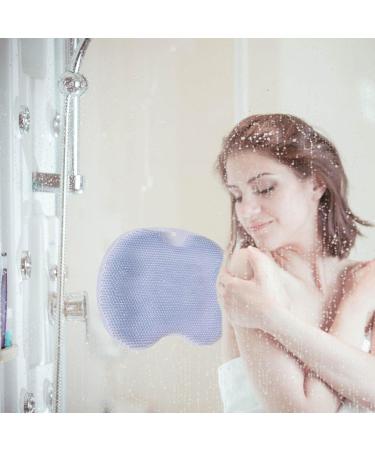 Shop Xiaoguozi Silicone Shower Foot Scrubber - Non-Slip Bath Brush with Suction Cup for Gentle Foot Cleaning & Massage - Blue - Buy Online on GoSupps.com