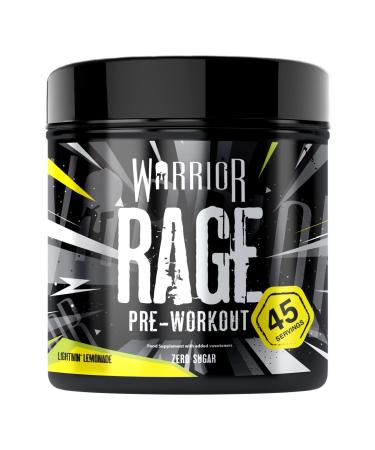 Warrior - RAGE Pre Workout Powder Lightnin Lemonade 392g WA-RG-045-01 Lightnin' Lemonade 392 g (Pack of 1)