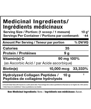 ALLMAX Collagen (with Biotin + Vitamin C) - Grass Fed & Pasture Raised - 440 Gram - 44 Servings - Buy Online on GoSupps.com